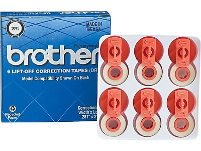 Brother CE 320 Typewriter Ribbon Ink Cartridge & Correction Tape